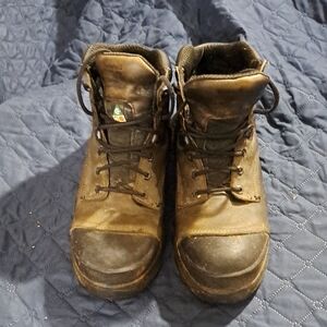 Timberland PRO Black and Brown Lace-Up Boots